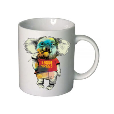 clik creative prints - male koala - ceramic-mug Thumbnail