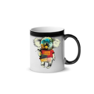 clik creative prints - male koala - magic-mug Thumbnail
