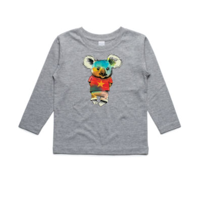 clik creative prints - young koala - star - kids-lsleeve-tee Thumbnail