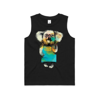clik creative prints - lady koala - kids-barnard-tank Thumbnail