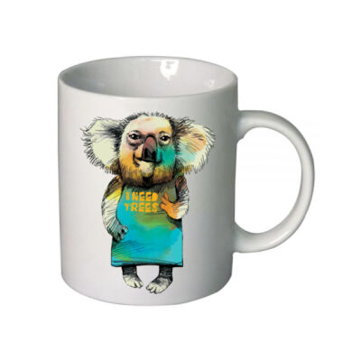 clik creative prints - lady koala - ceramic-mug Thumbnail