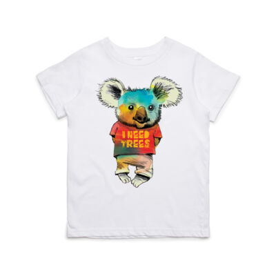 clik creative prints - young koala - kid-youth-tee Thumbnail