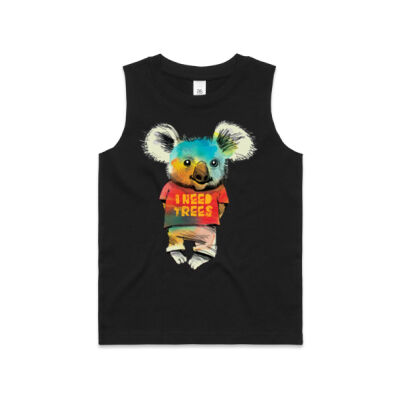 clik creative prints - young koala - kids-barnard-tank Thumbnail