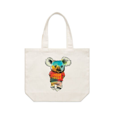 clik creative prints - young koala - shoulder-tote Thumbnail