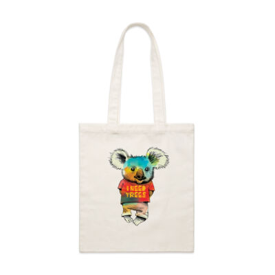 clik creative prints - young koala - parcel-tote Thumbnail