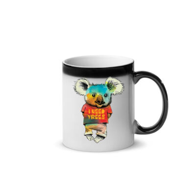 clik creative prints - young koala - magic-mug Thumbnail