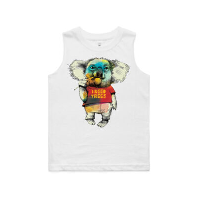 clik creative prints - male koala - youth-barnard-tank Thumbnail