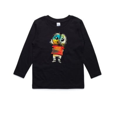 clik creative prints - owl - kids-lsleeve Thumbnail