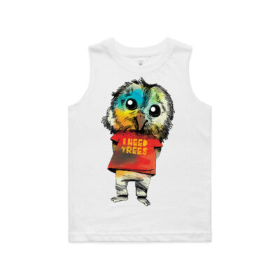 clik creative prints - owl - youth-barnard-tank Thumbnail