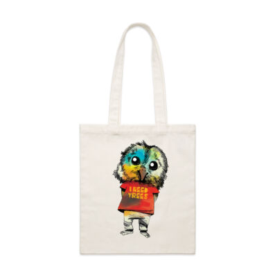 clik creative prints - owl - parcel-tote Thumbnail