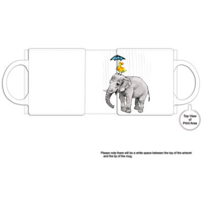 clik creative prints - friends-umbrella - black-rim-mug Thumbnail