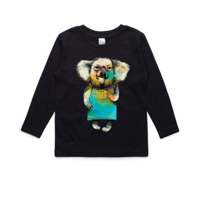 clik creative prints - lady koala - youth-lsleeve Thumbnail