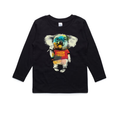 clik creative prints - male koala - youth-lsleeve Thumbnail
