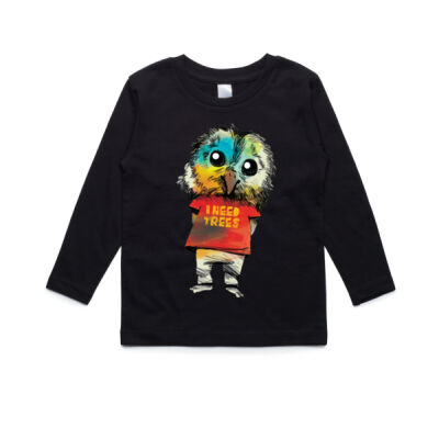 clik creative prints - owl - youth-lsleeve Thumbnail