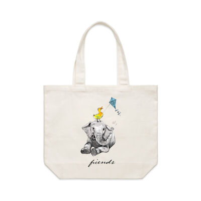 clik creative prints - friends-kite - shoulder-tote Thumbnail