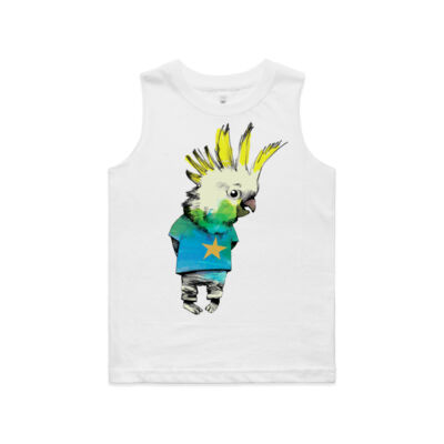 clik creative prints - cockatoo - star - youth-barnard-tank Thumbnail