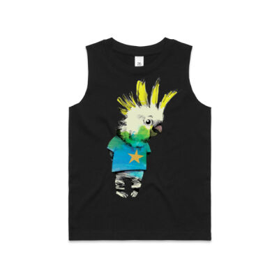 clik creative prints - cockatoo - star - kids-barnard-tank Thumbnail