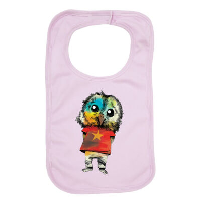 clik creative prints - owl - star - bib Thumbnail