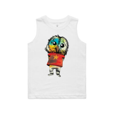 clik creative prints - owl - star - youth-barnard-tank Thumbnail