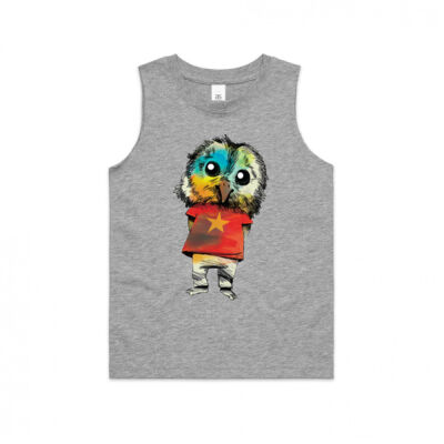 clik creative prints - owl - star - kids-barnard-tank Thumbnail
